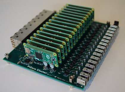 16 Raspberry Pis